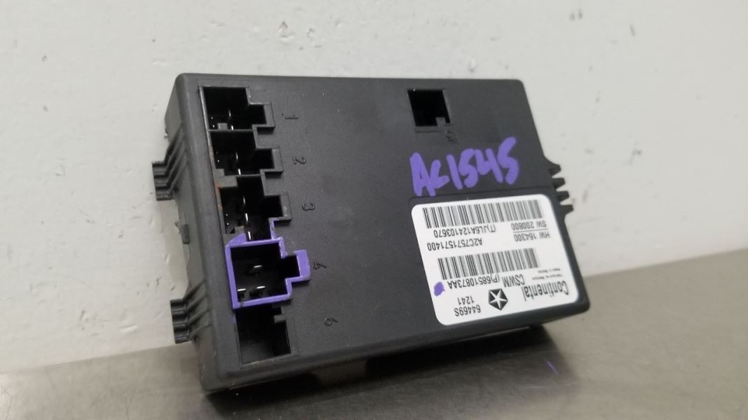 21 JEEP GLADIATOR JT HEATED STEERING WHEEL CONTROL MODULE 68510873AA