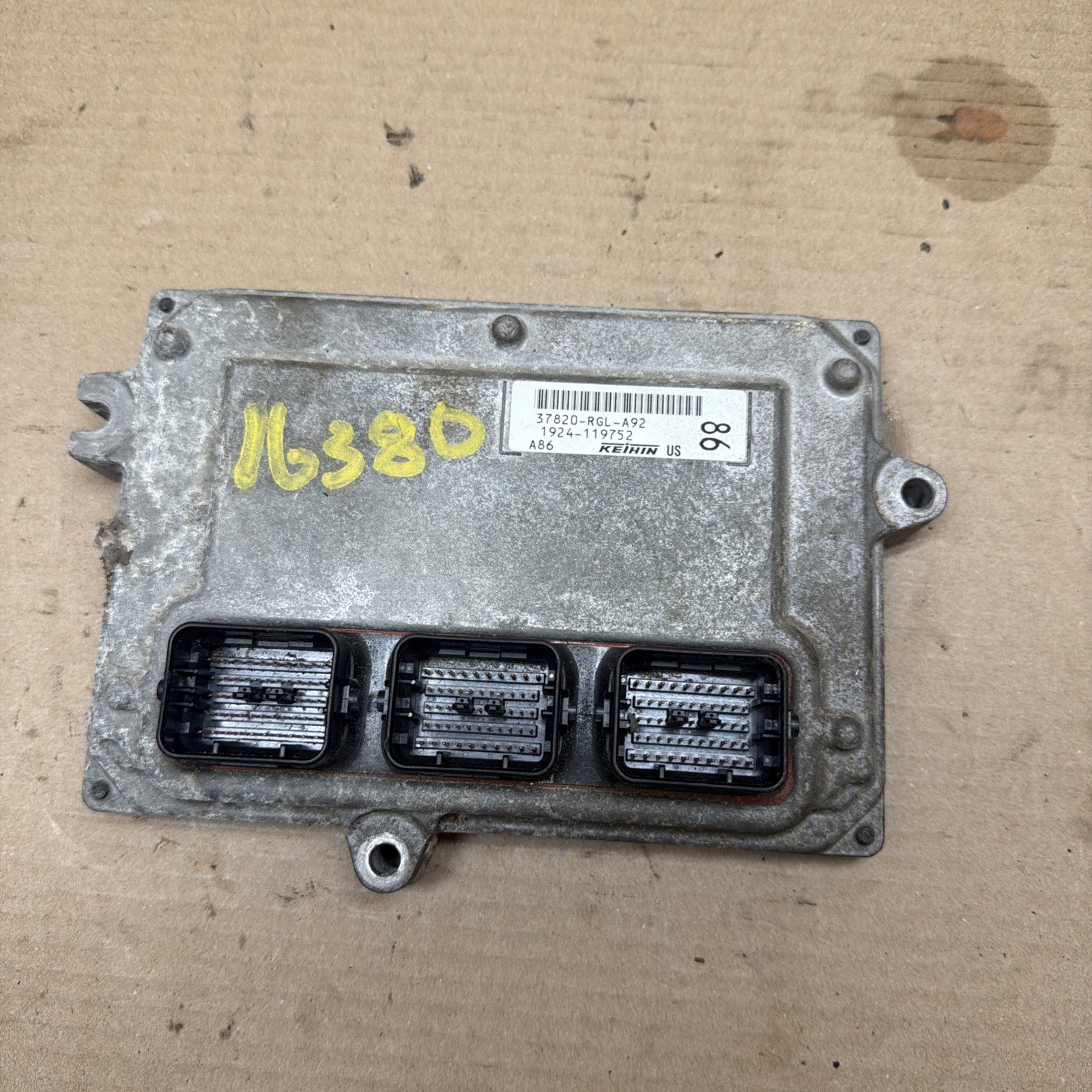 2008 Odyssey ECM Electronic Control Module 37820-RGL-A92
