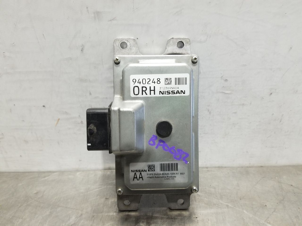 19 2019 INFINITI QX60 3.5L TRANSMISSION CONTROL MODULE 310F65NA0A