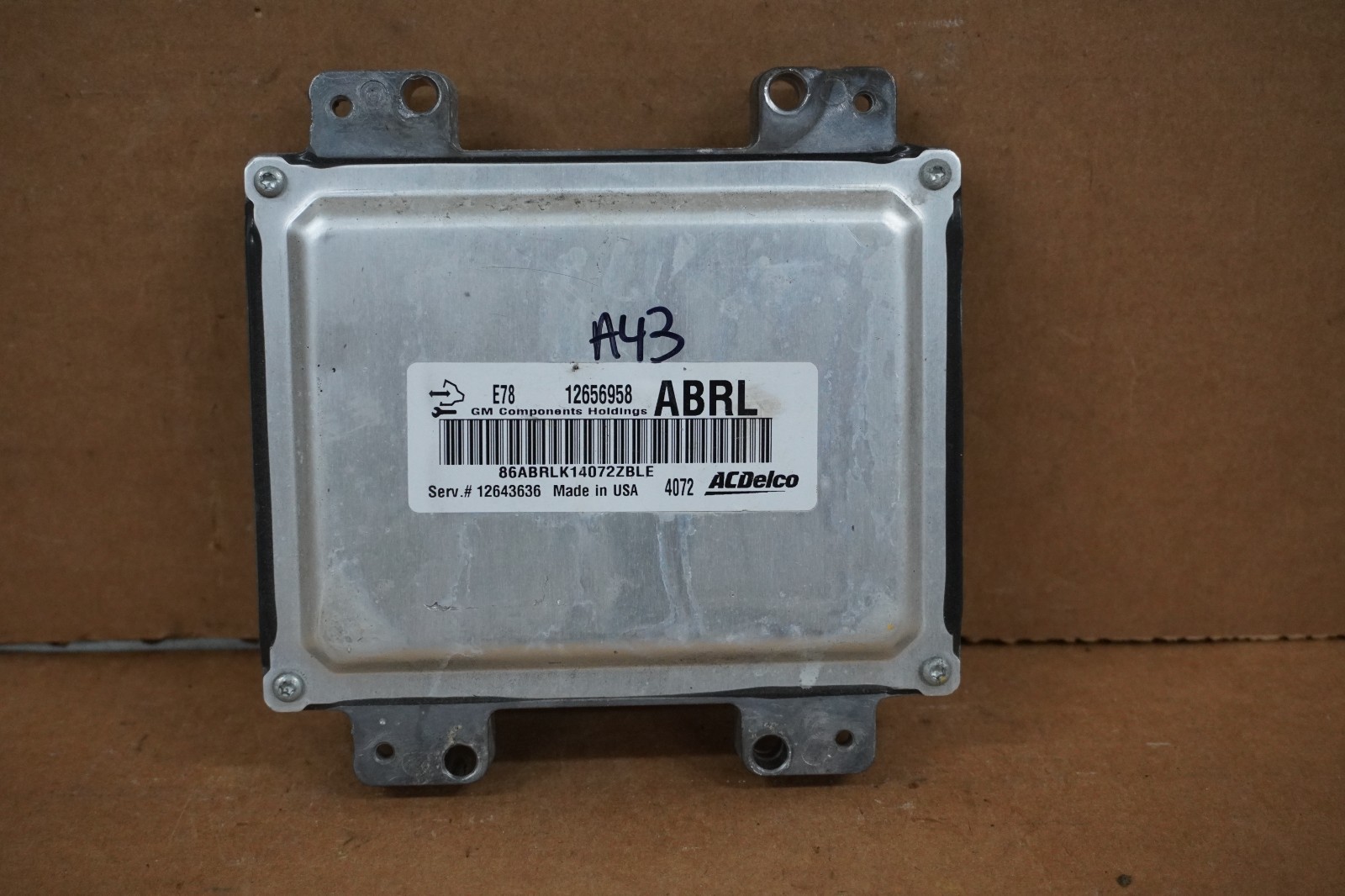 2014 2015 Chevy Cruze 1.4L Engine Control Computer Module ECM ECU OEM 12656958