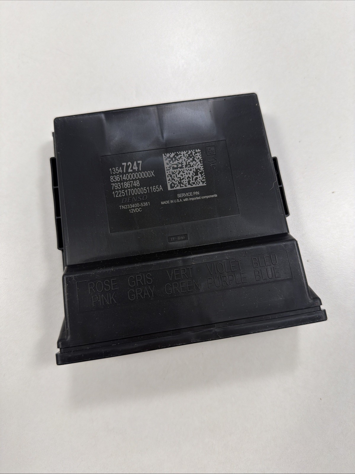 Genuine GM Control Module 13547247