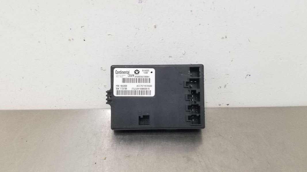 18 JEEP WRANGLER JL JLU HEATED SEAT CONTROL MODULE 68290758AH
