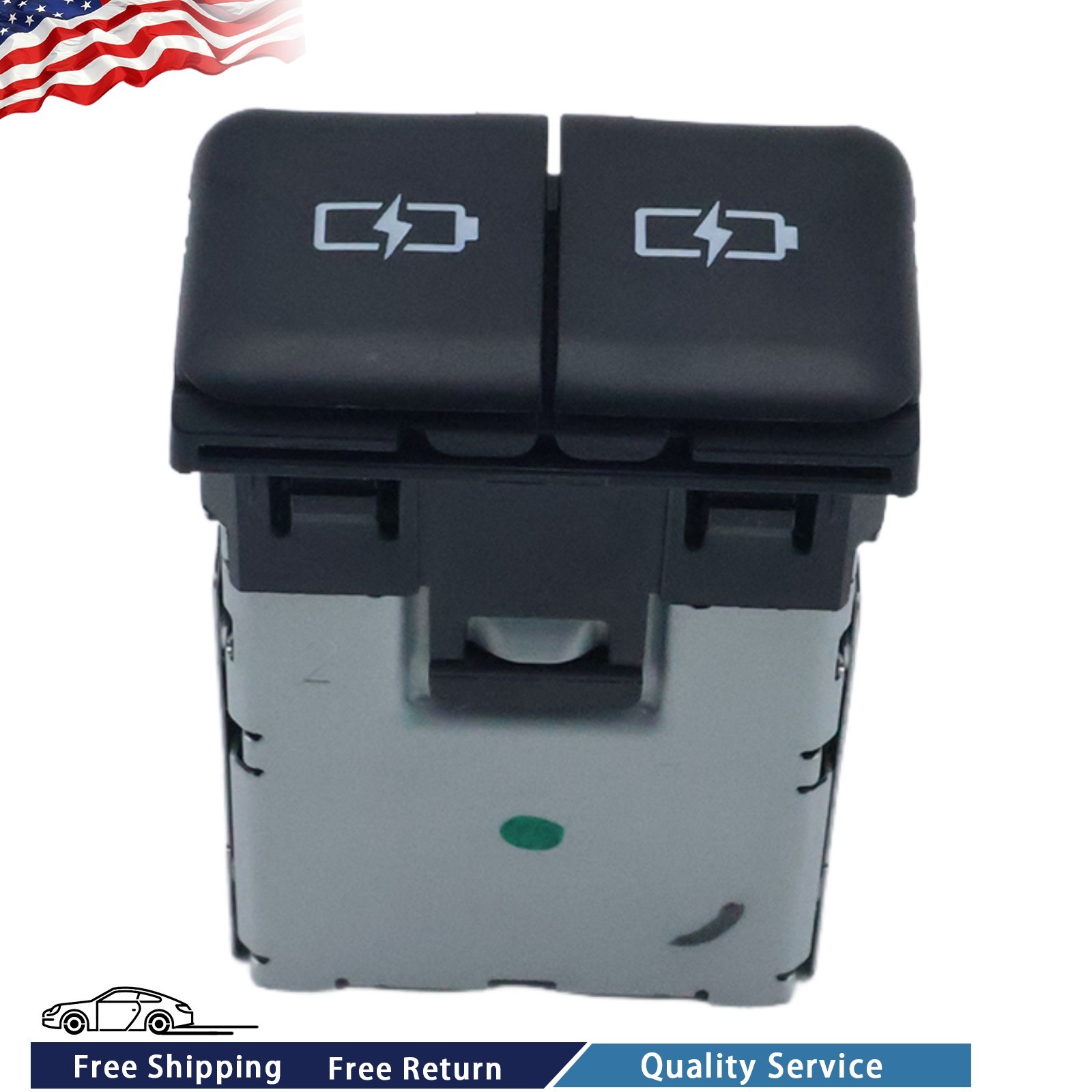 85532-0E100 Pack of 1 USB Charger Port With Cover For Toyota Highlander RAV4