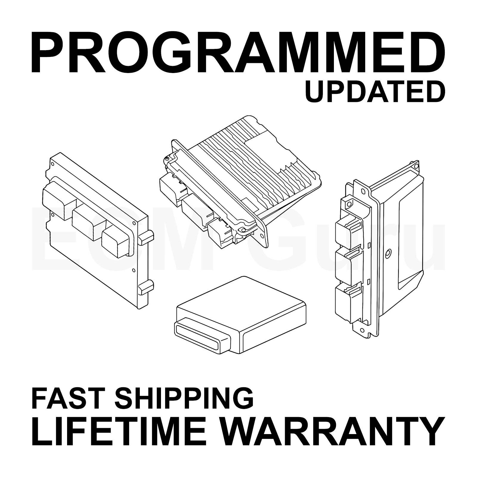 F7DF-12A650-XD | 1997 Ford TAURUS 3.0L PROGRAMMED ECM PCM ECU