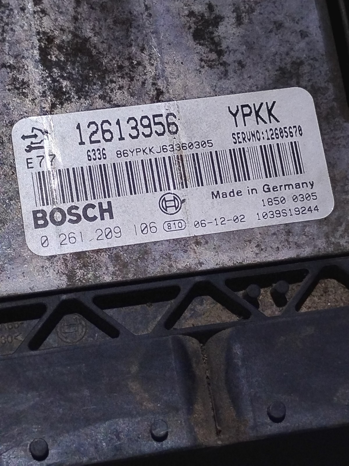 07 Suzuki XL7 Cadillac SRX engine computer 12613956 YPKK 0261209106 3.6L G2U