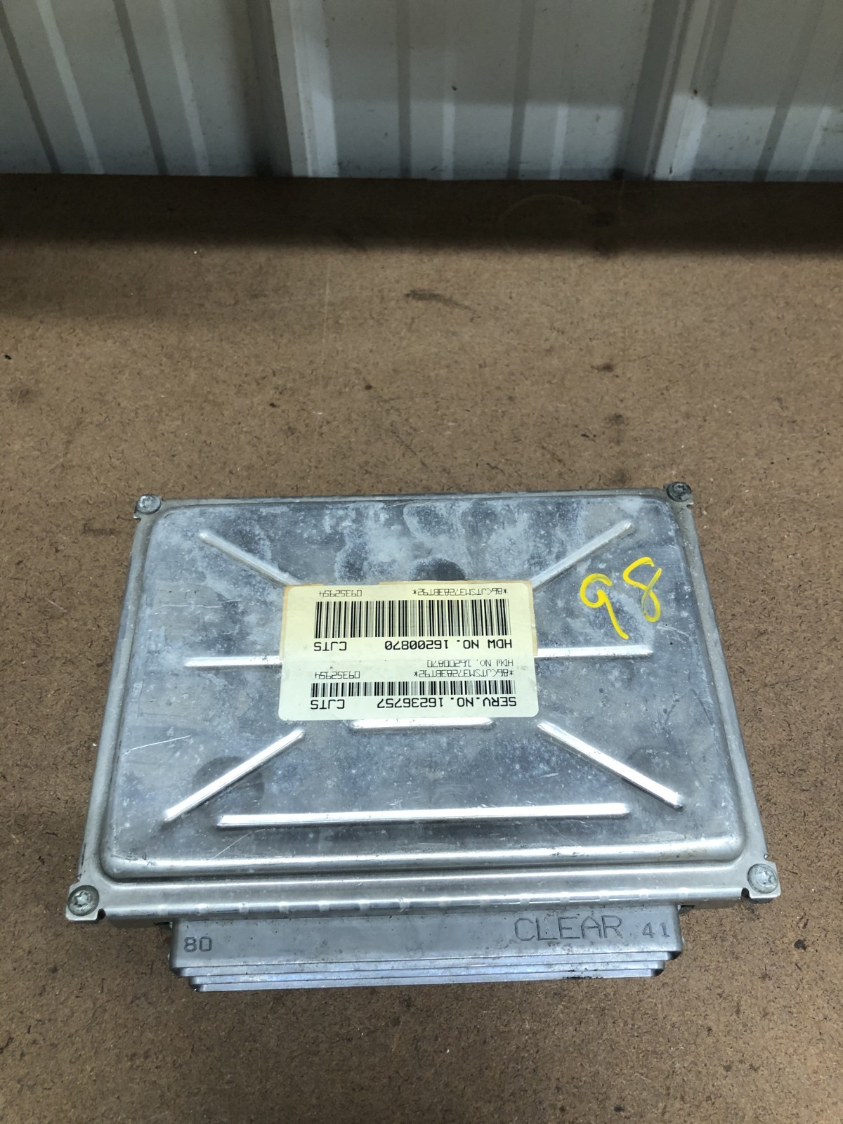 Chevy Gm Ac Delco Engine Control Module Computer Ecu Ecm 16236757 Cjts