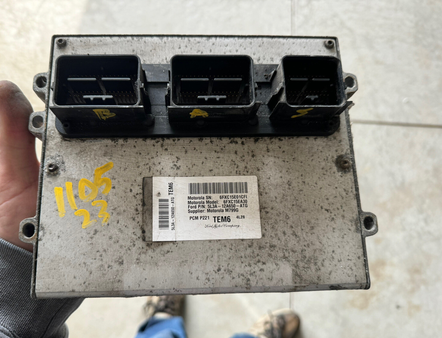 2005 Ford F150 5.4L ECU ECM PCM Engine Control Module COMPUTER 5L3A-12A650-ATG