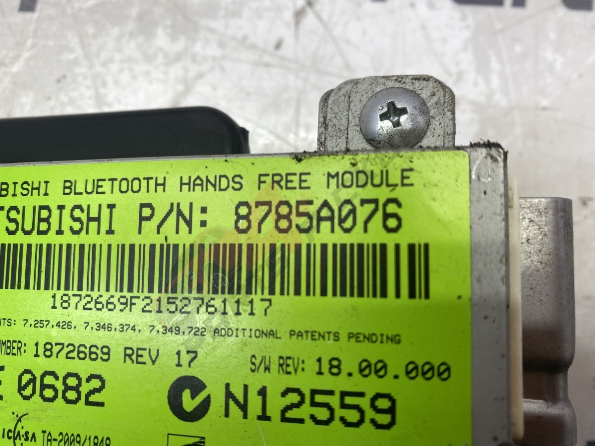 2015 Mitsubishi L200 Titan Bluetooth / Hands Free Module 2015-2019 8785A076