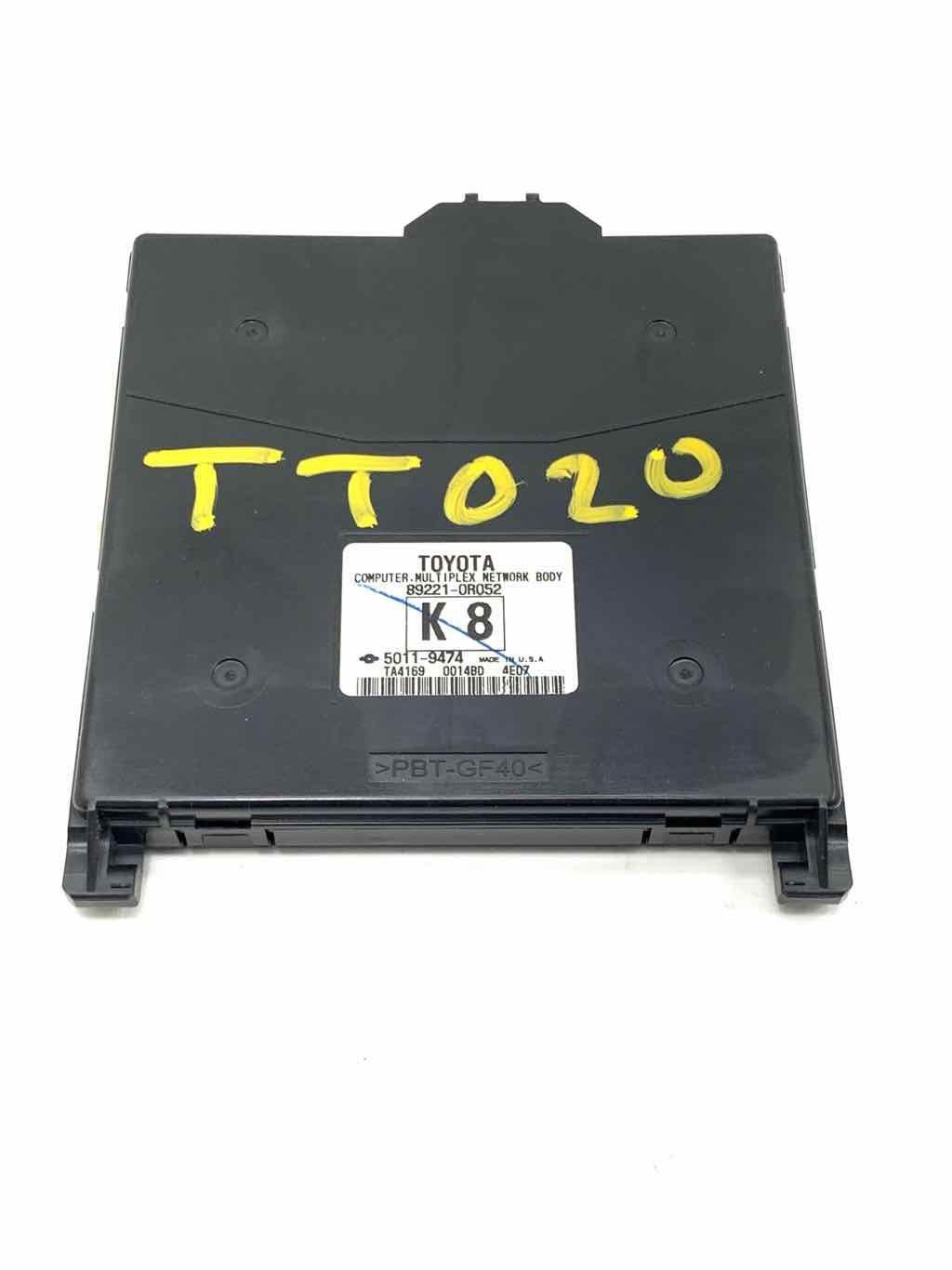 14 TOYOTA RAV-4 Chassis Brain Box 892210r052 Multiplex Network Body