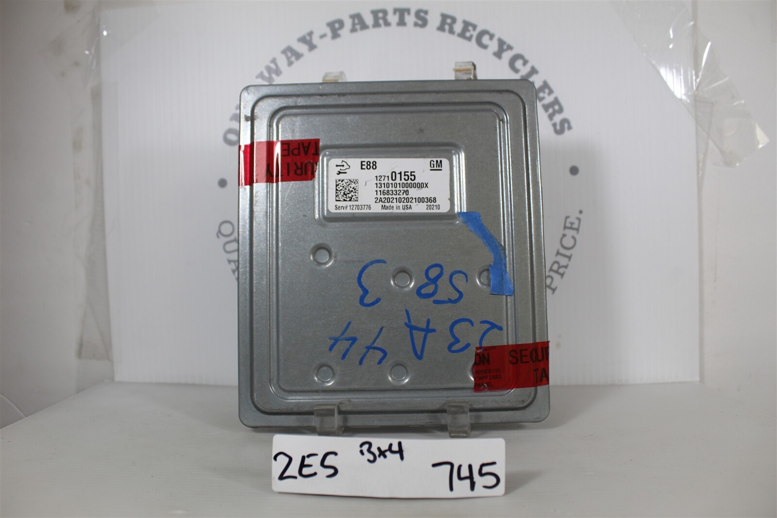 12703776 12709219 Chevrolet Malibu 20 Engine Control Unit ECU Module 2E5 745 B4