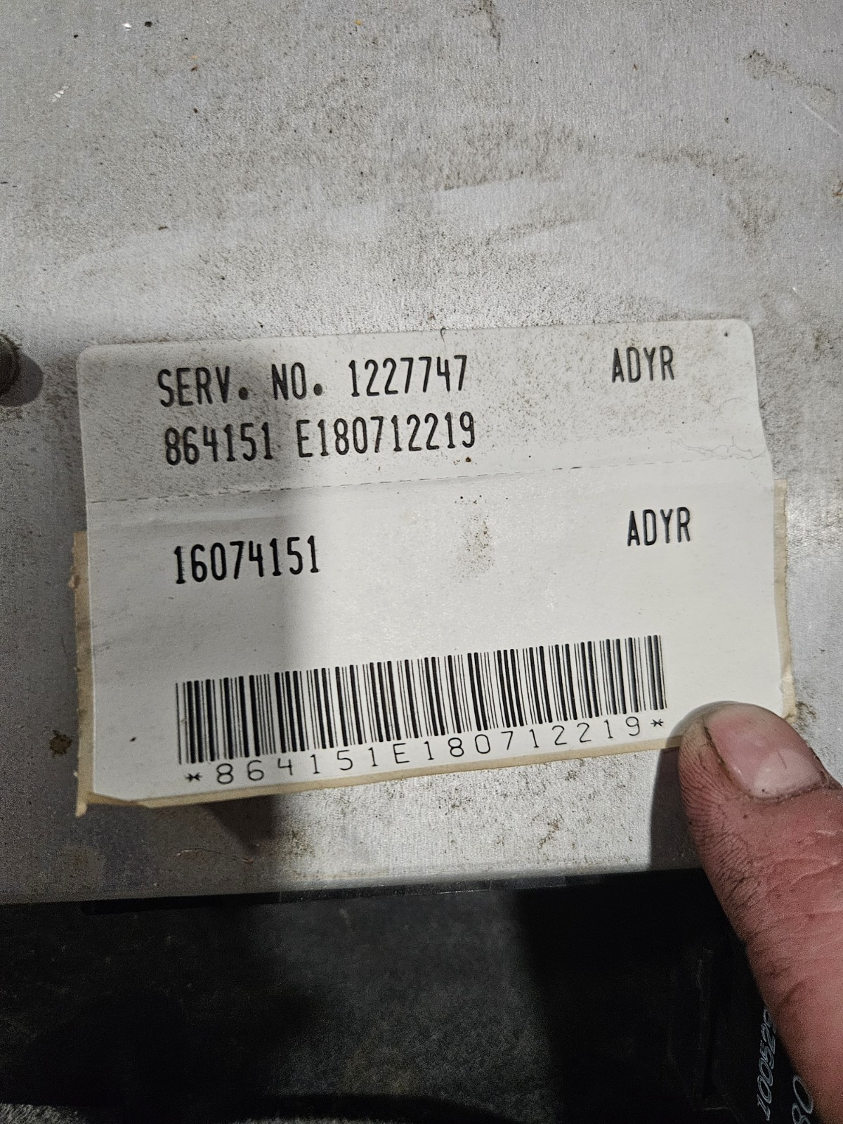 1989 G30 Mechanical Speedometer ECU ECM Brain Box For TBI G30 1989 Untested AsIs