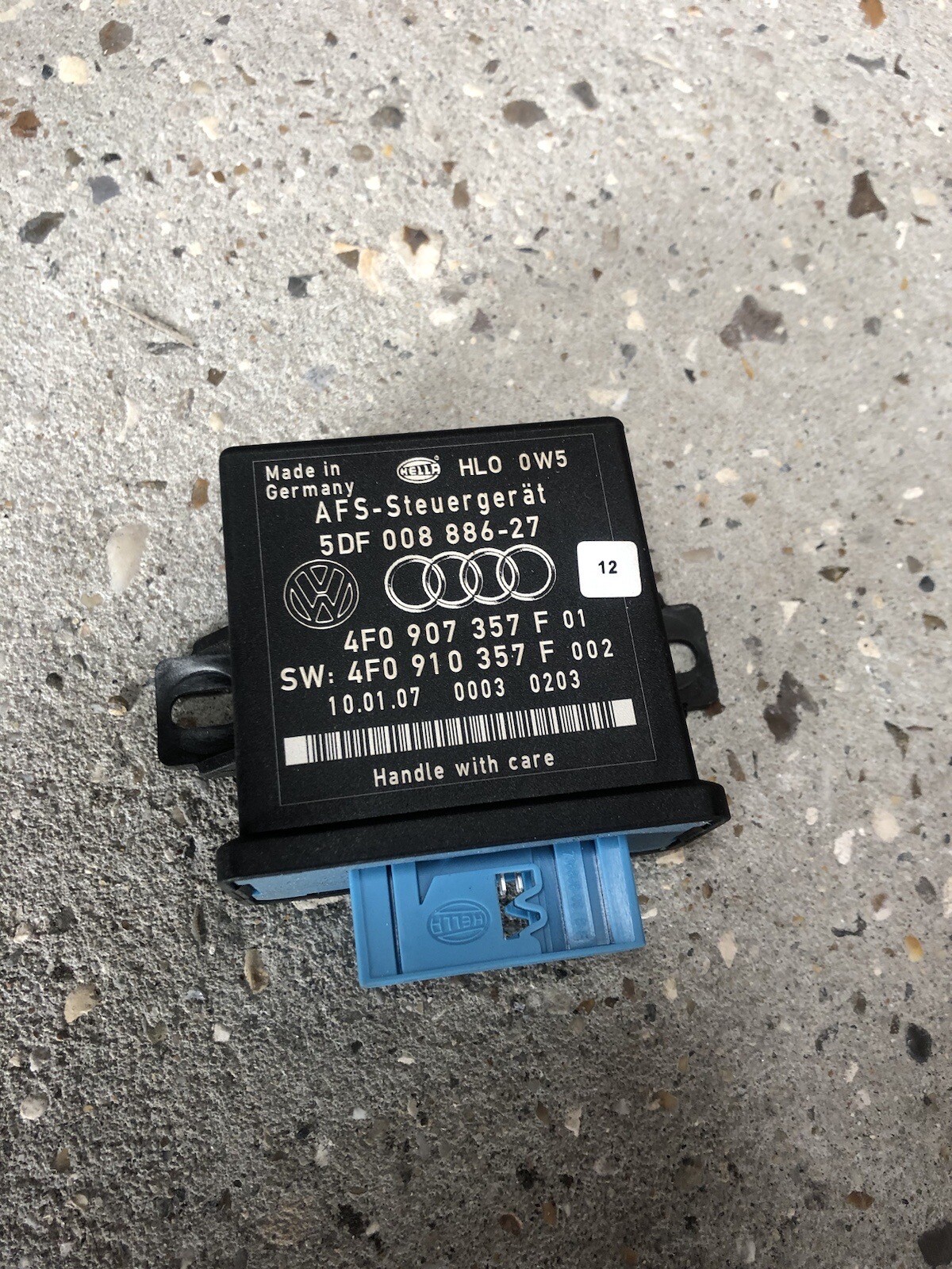 AUDI TT MK2 HEADLIGHT RANGE CONTROL MODULE UNIT ECU 4F0907357F 8J