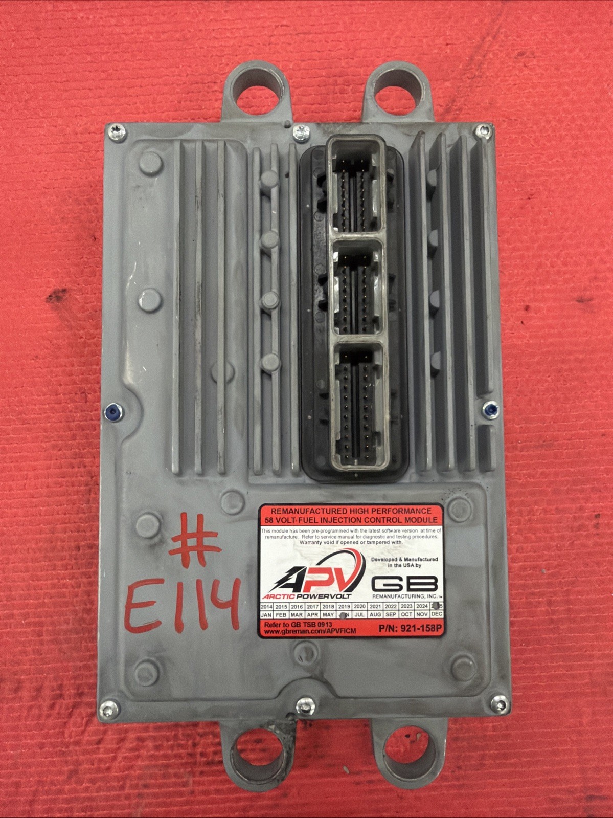 ARCTIC POWER VOLT GB REMAN 58V FICM 03-07 FORD SD 6.0L DIESEL 921-158P # E114