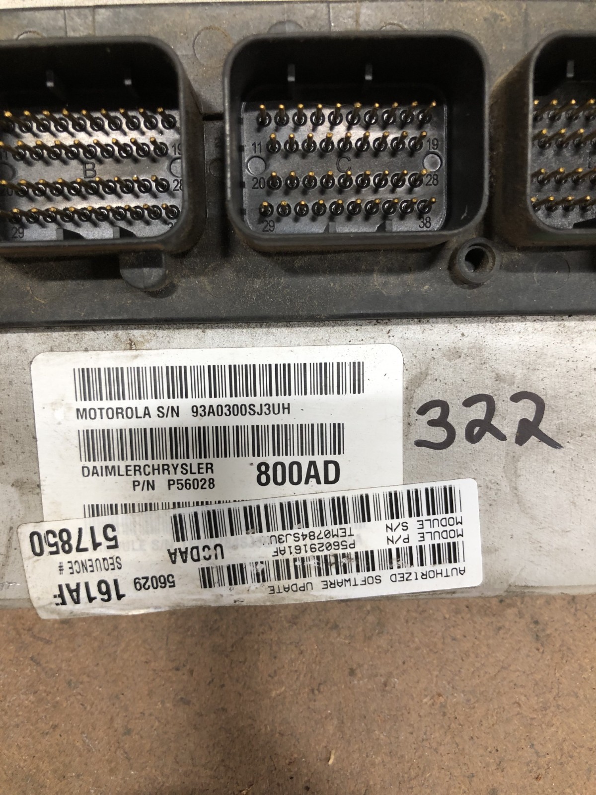 2004 Dodge Ram Engine Control Module Computer ECU ECM PCM OEM P56029161AF