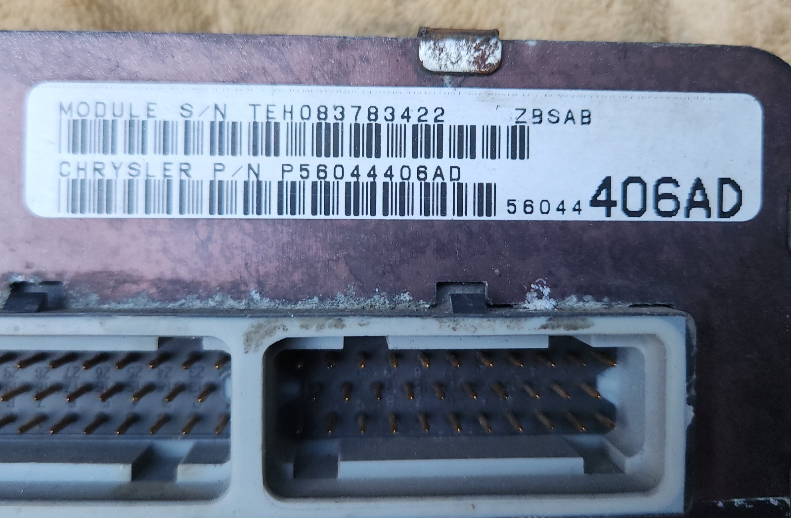 1996 1997 Jeep Grand Cherokee 4.0L ECM Engine Control Computer P56044406AD Reman