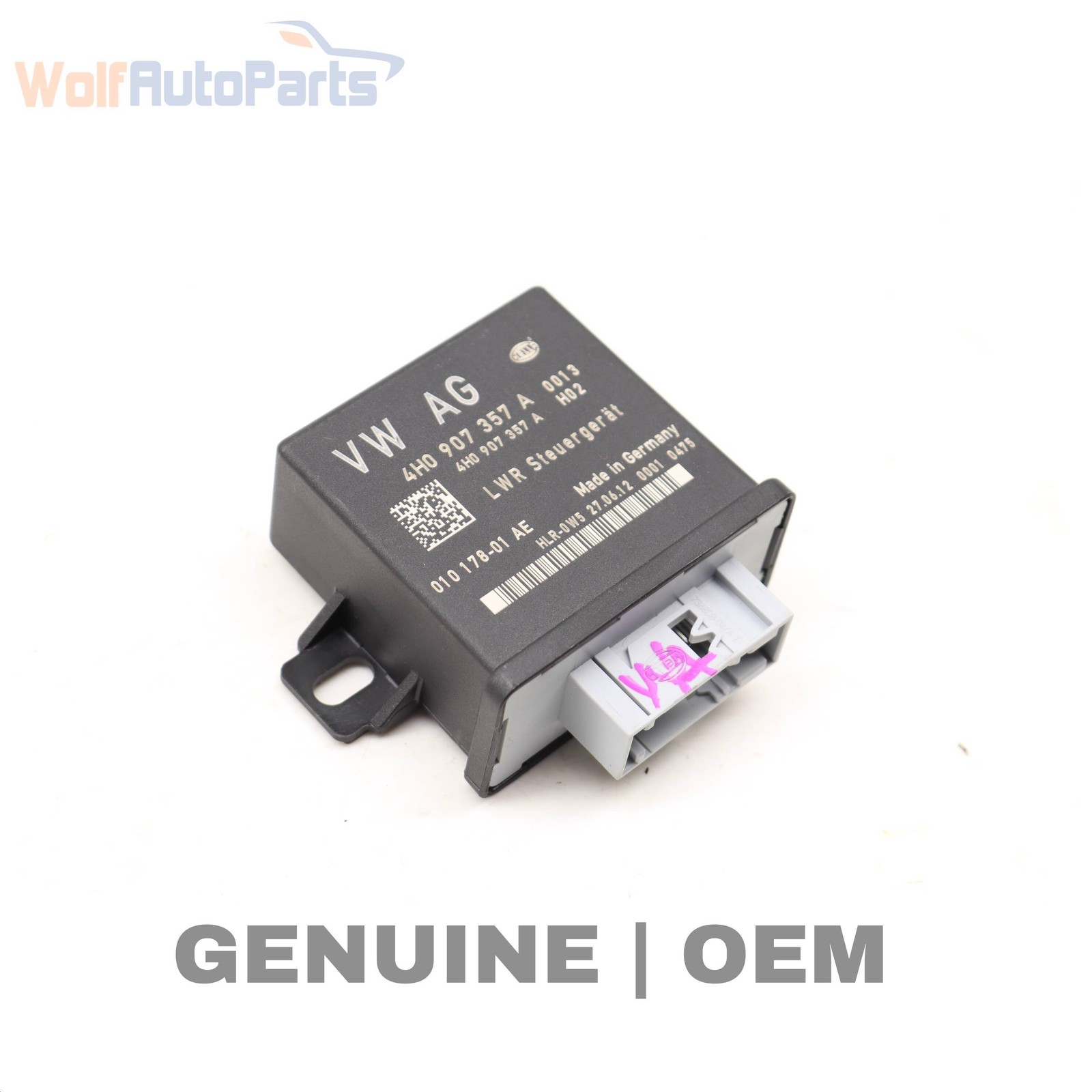 2012-2013 AUDI A7 QUATTRO – Headlight Cornering Control Module 4H0907357A