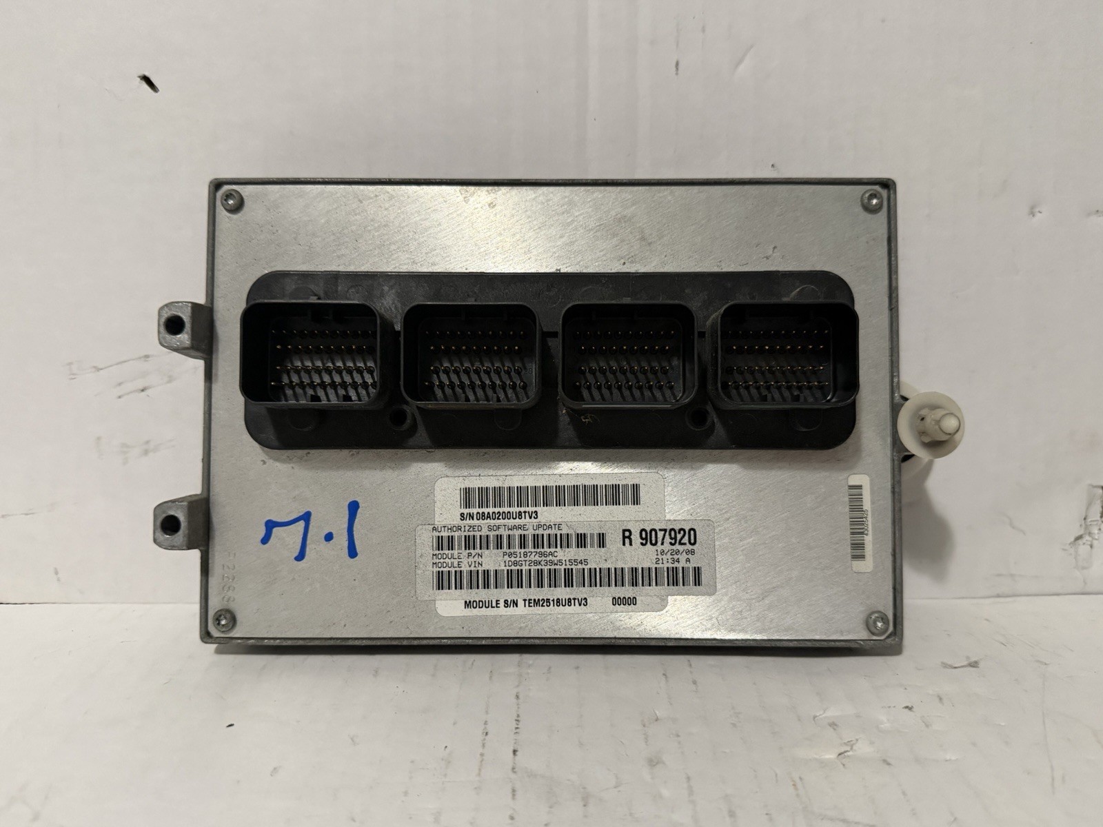 2009 Jeep Liberty Dodge Nitro 3.7L Engine Control Module PCM ECU ECM P05187796AC