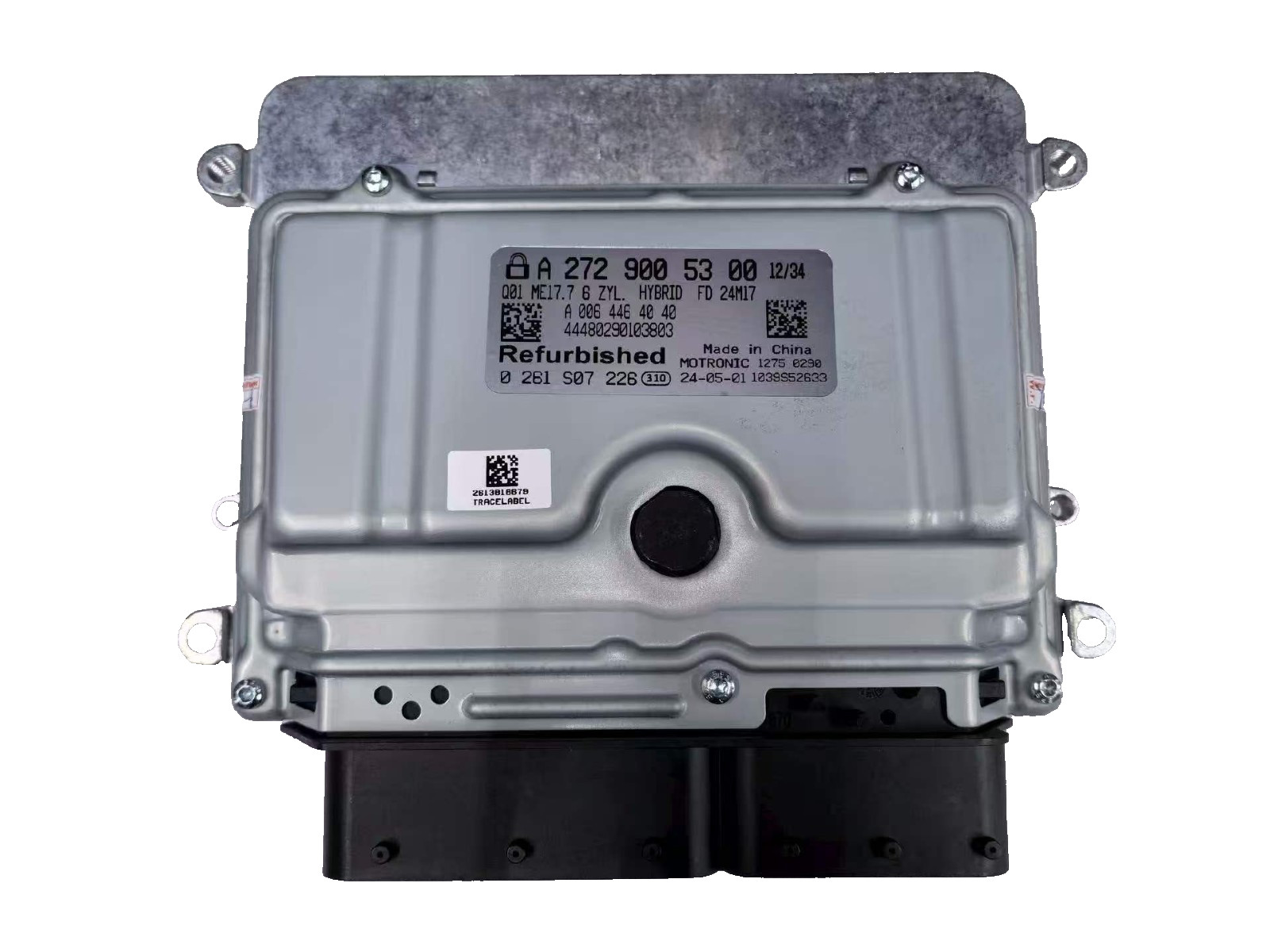 08-12 Mercedes S400 Hybrid ECU ECM Engine Control Module Unit A2729005300 OEM