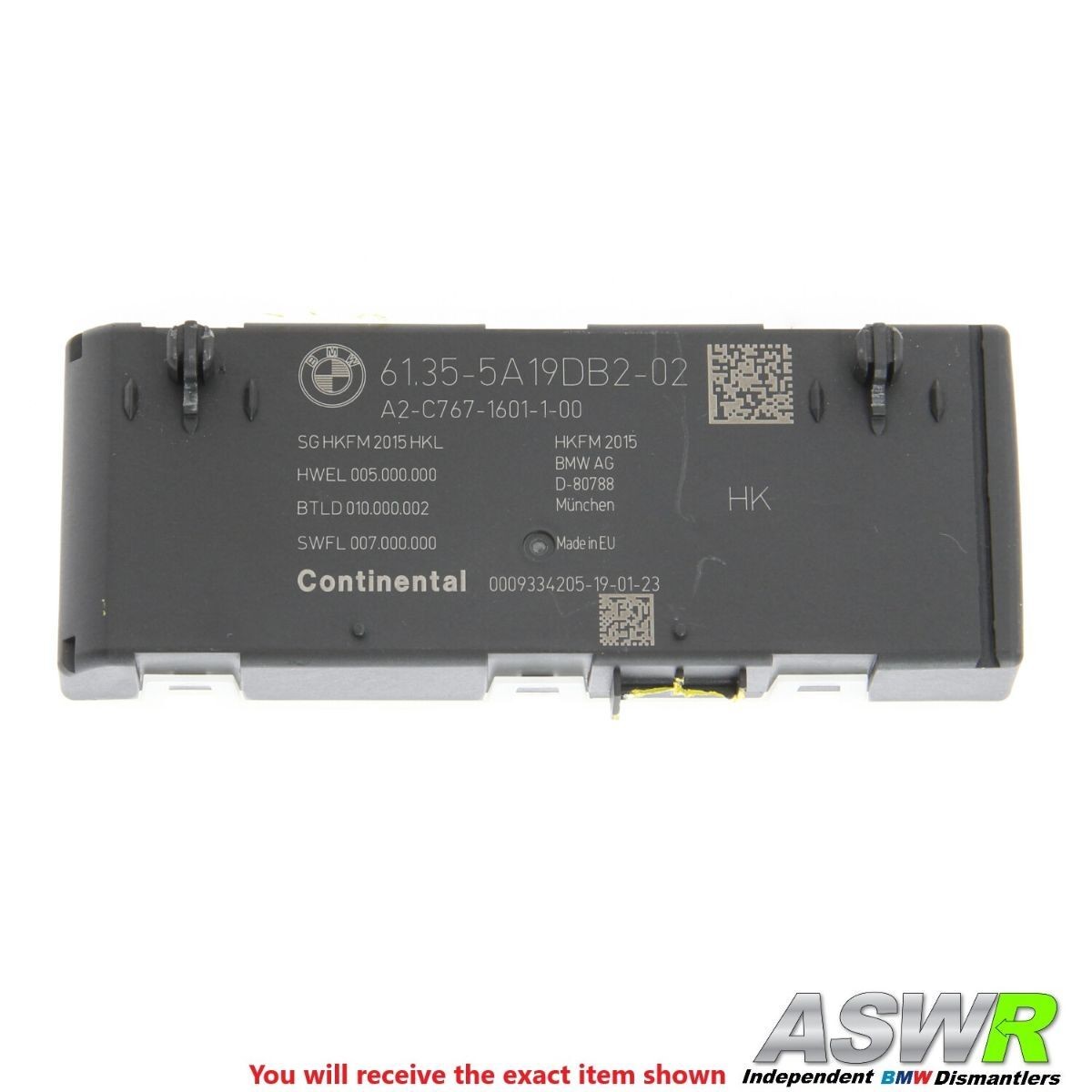 BMW Tailgate Function Control Module Various G Generation Models 61355A19DB2