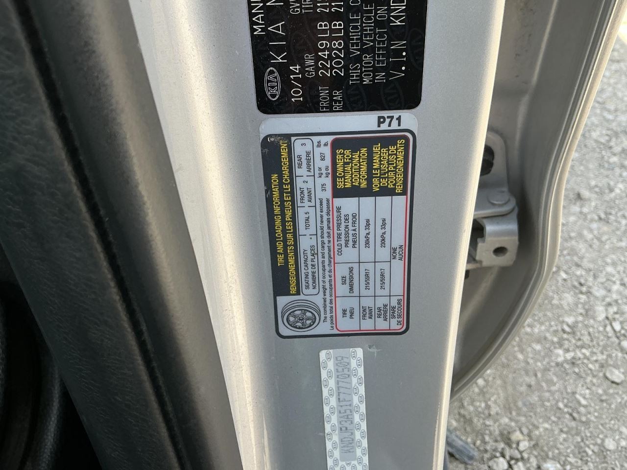 Engine ECM Electronic Control Module Canada Market 2.0L Fits 15 SOUL 852689