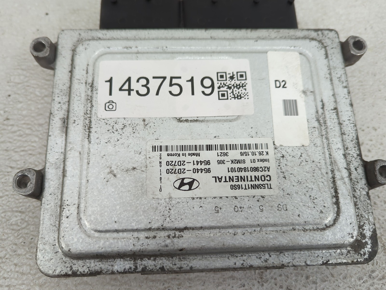 2016-2018 Hyundai Tucson Engine Control Computer Ecu Pcm Ecm Pcu Oem XBB1L