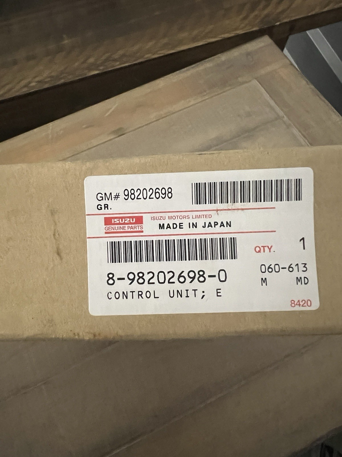 Isuzu 8-98202698-0 ECM