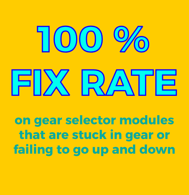 Range Rover Land Rover Jaguar Gear Selector Module stuck shifter stuck in gear