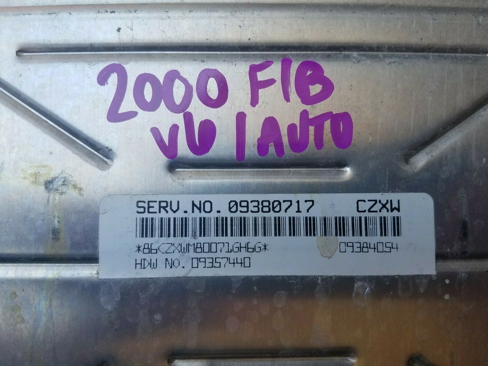 2000 V6 3.8L 3800 Series Automatic Camaro Firebird Engine Computer PCM ECM 00