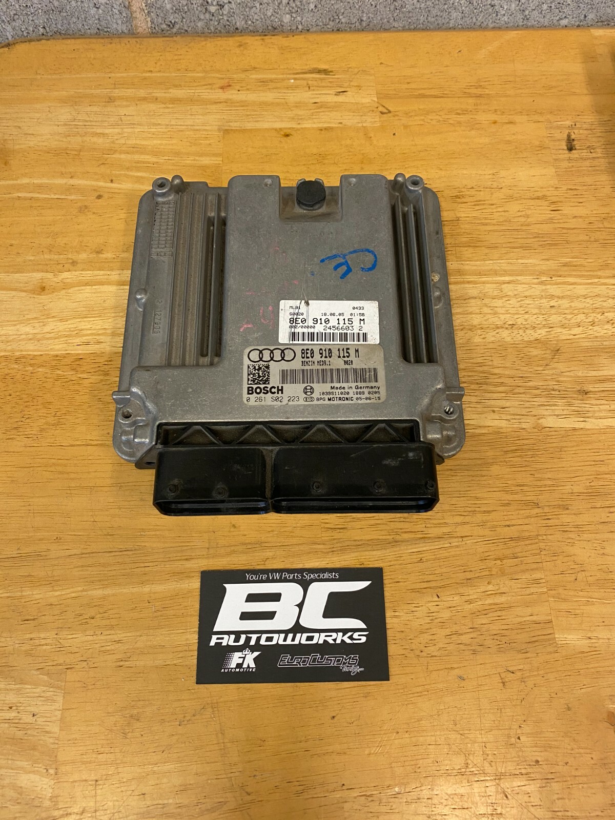 Programmed OEM Audi 06-08 A4 2.0T Auto Quattro ECU Engine Computer 8E0 910 115 M