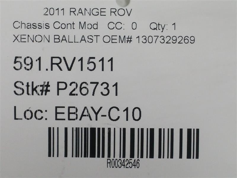 2011 Range Rover Xenon Ballast Control Module 130732926901