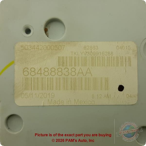 Used Body Control Module fits: 2020 Jeep Cherokee Body Control BCM Grade A
