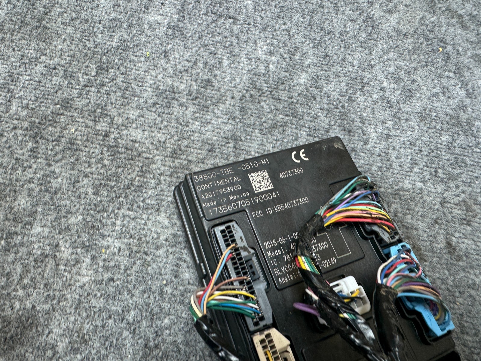 HONDA CIVIC SI 19-20 SEDAN 1.5L BCM BCU BODY COMPUTER CONTROL MODULE OEM 44K