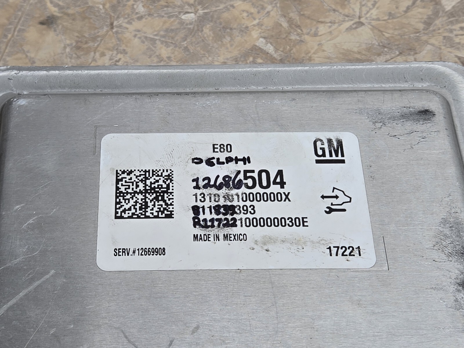 12700116 12686504 GM ENGINE CONTROL MODULE ECM ECU E80 FOR 17 TO 22 GM VEHICLES