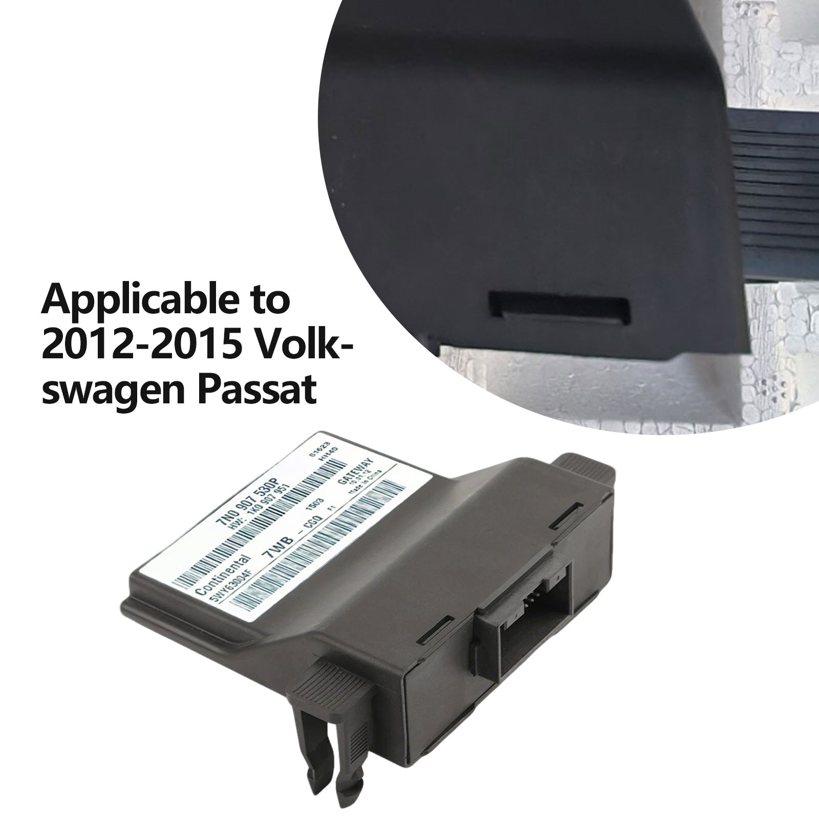 7N0907530P Gateway CANBUS Interface Control Module for 2012-2015 VW PASSAT B7