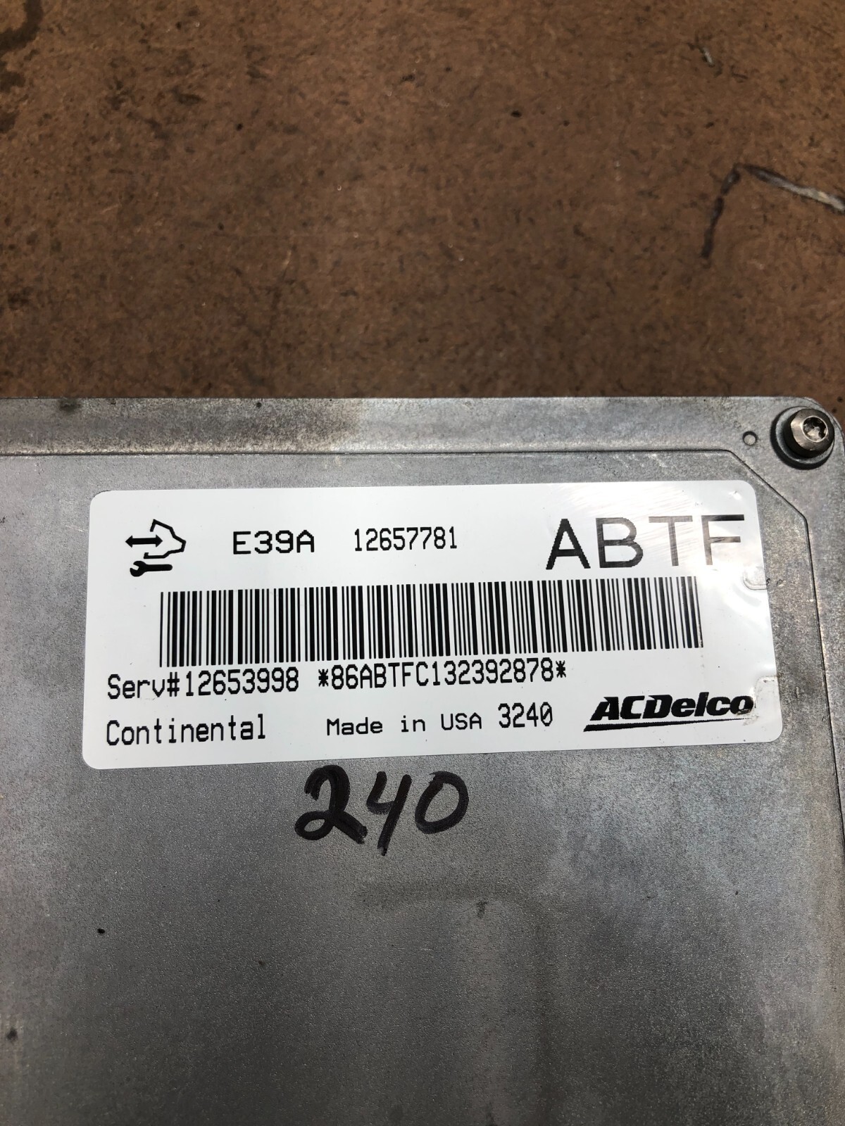 2013 2016 Gmc Terrain Oem Electronic Control Module Ecm 12657781 Abtf E39A