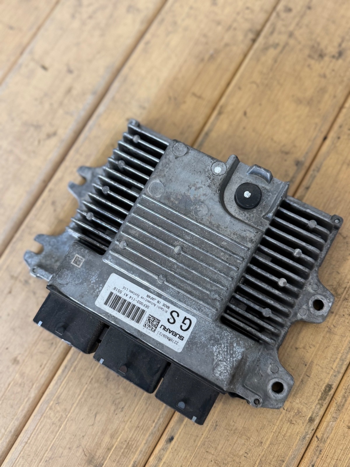 2015 SUBARU FORESTER 2.0L A/T ENGINE CONTROL MODULE ECU ECM PCM OEM DEF002-114