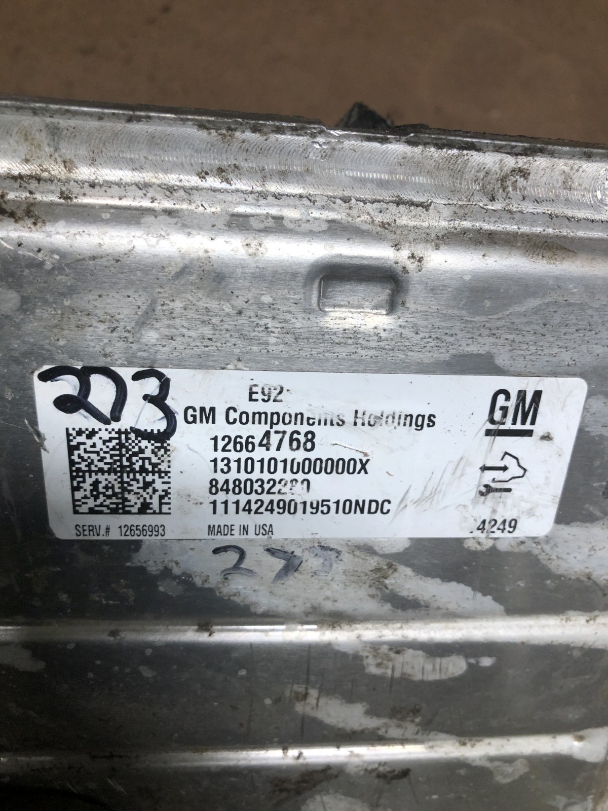 GM Cadillac Chevrolet GMC Engine Control Module Computer ECU ECM E92 12664768