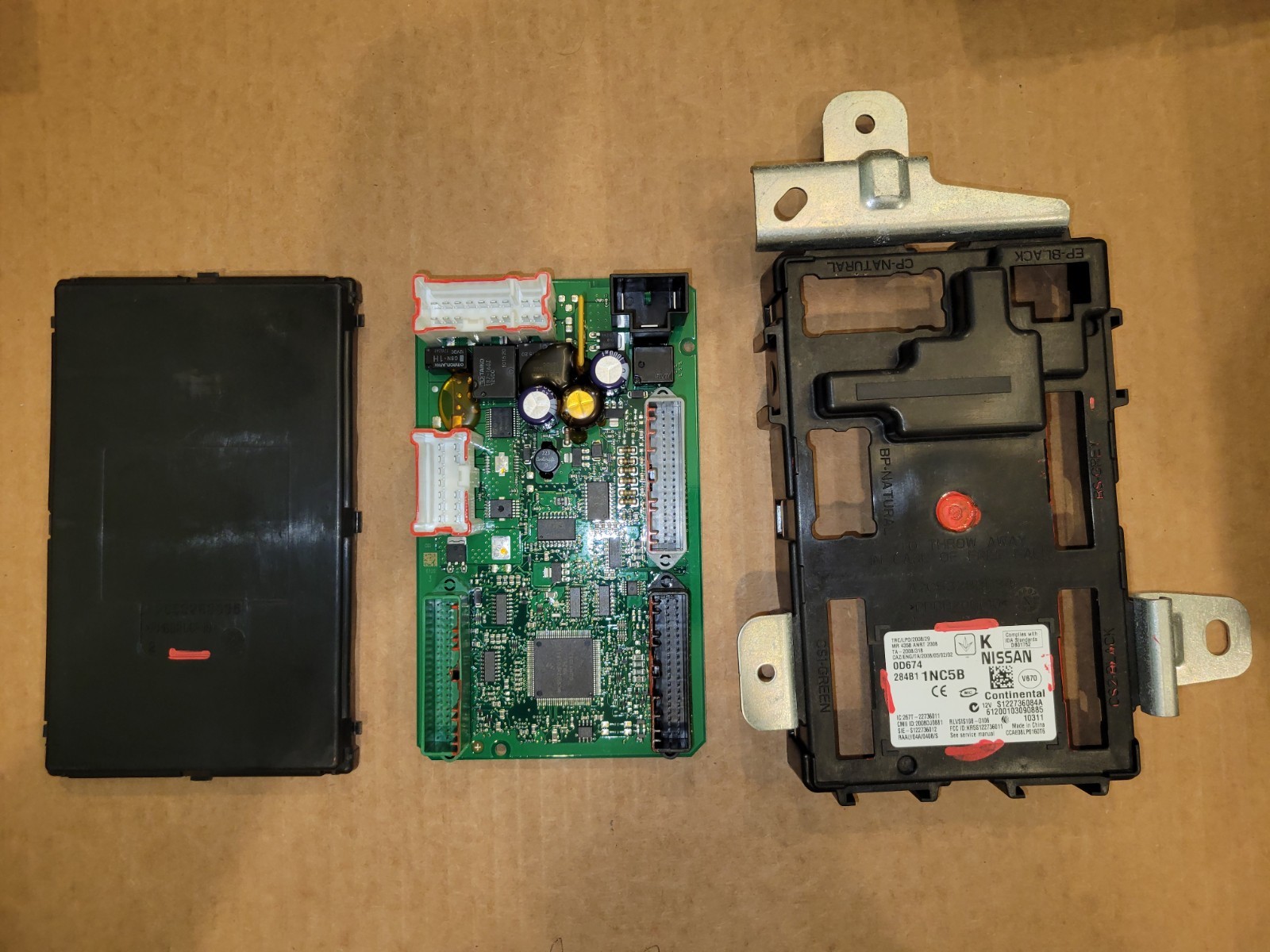 2009 2010 2011 2012 INFINITI G25 G37 BODY CONTROL MODULE BCM BCU CONTINENTAL