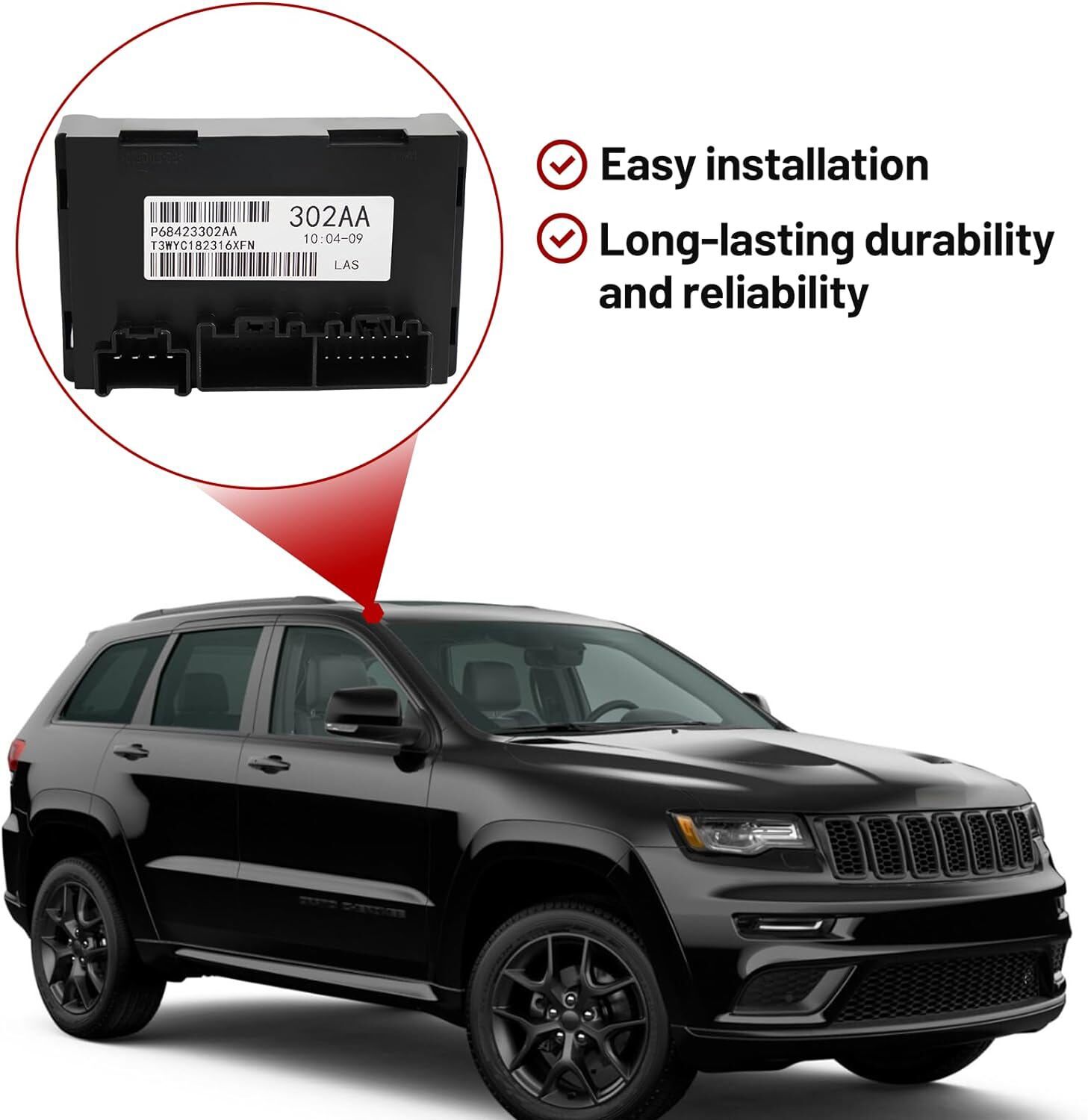 68423302AA Transfer Case Control Module For 2019-20 Jeep Grand Cherokee Durango