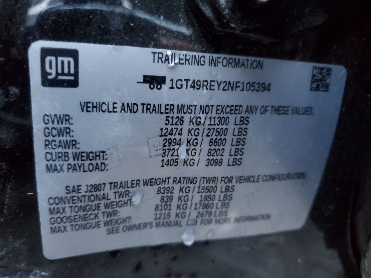Used Engine Control Module (ECM) fits: 2022 Gmc Sierra denali 2500 Electronic Co