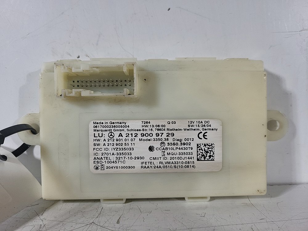 Mercedes Gla Class 200 D 2013-2019 keyless control module A2129009729 O80
