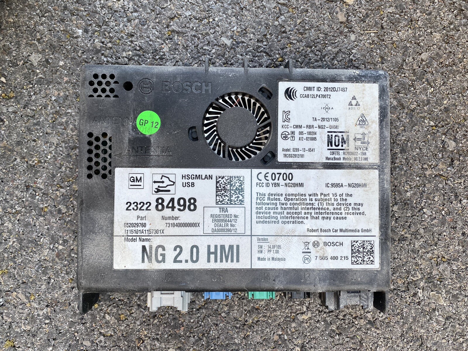 2015 CHEVY SILVERADO 1500 HMI HUMAN MACHINE INTERFACE CONTROL MODULE UNIT OEM