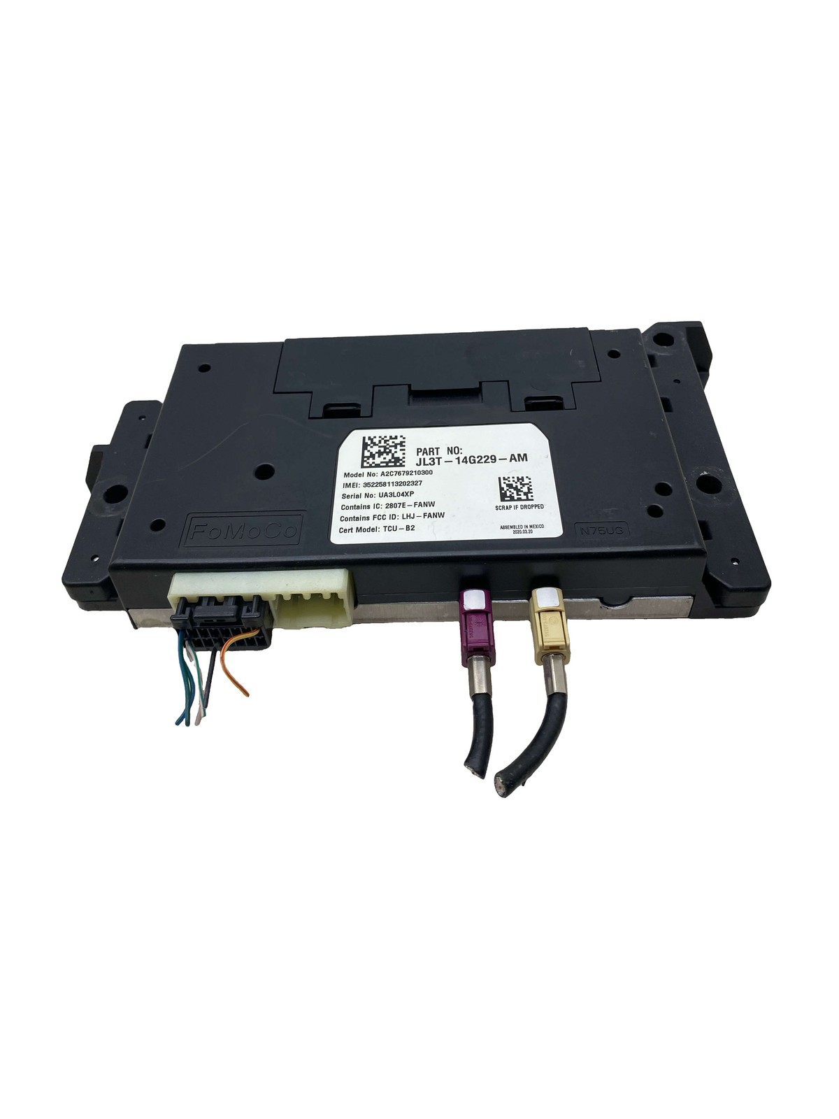 2018-2020 FORD F150 OEM COMMUNNICATION TELEMATIC CONTROL MODULE JL3T14G229AM