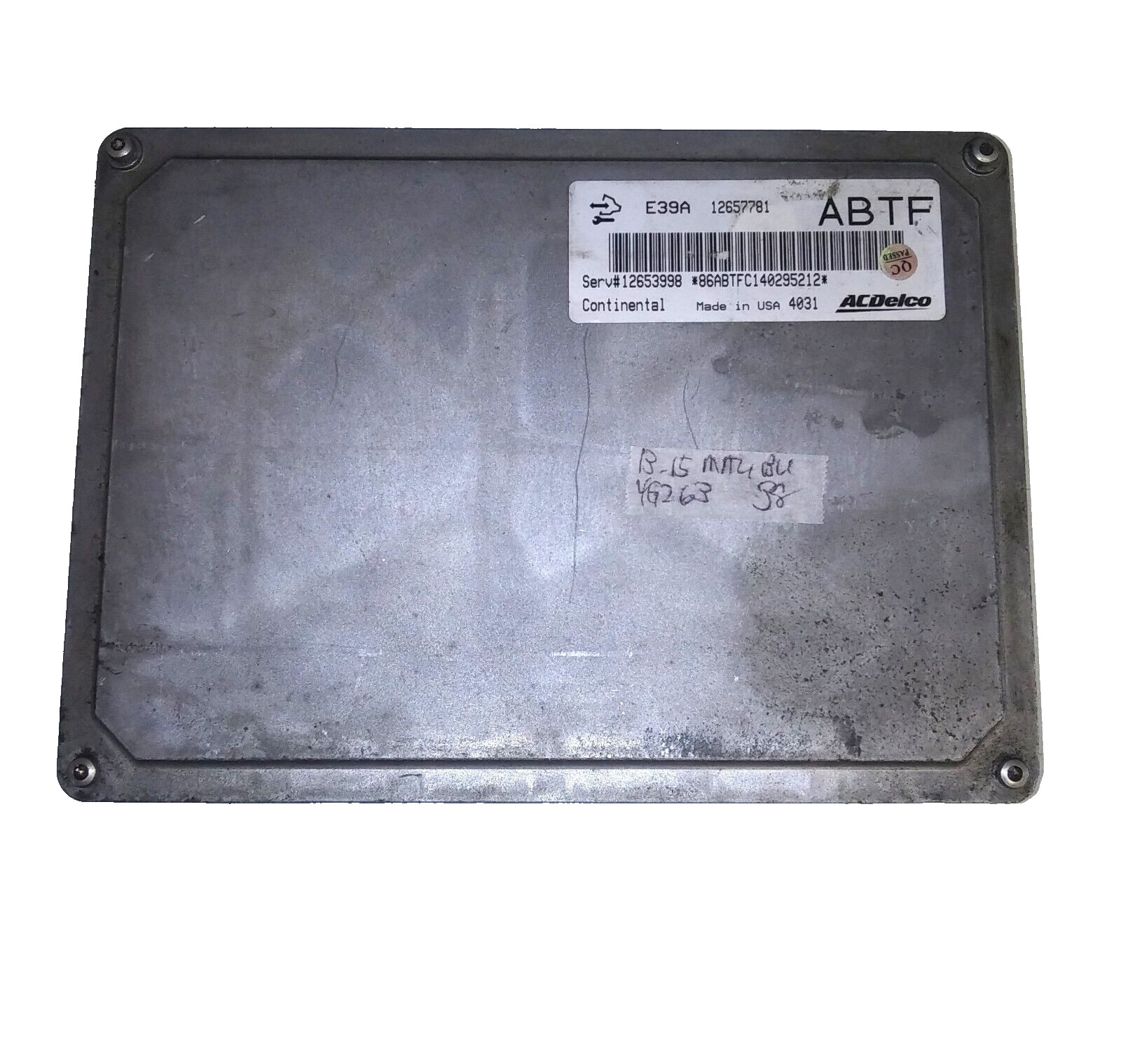 12657781 ecm ecu computer 2013-2015 Chevrolet Malibu **TESTED**