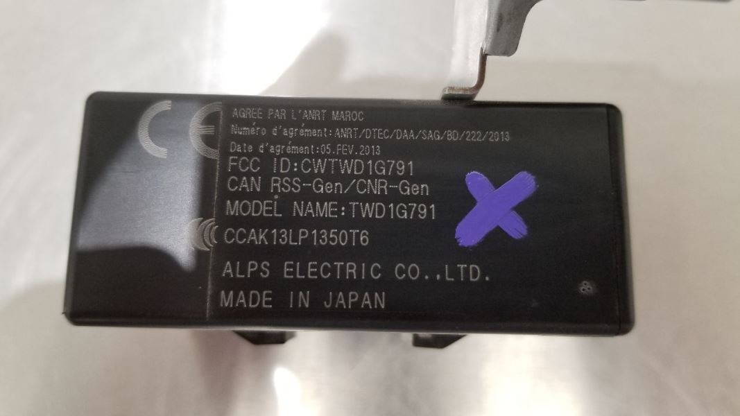 16 NISSAN TITAN XD TPMS RECEIVER 40740EZ50A