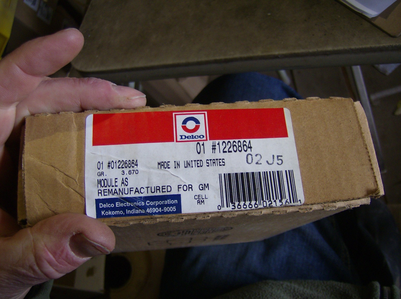 GENUINE GM ACDELCO 1226864 REMAN ECU