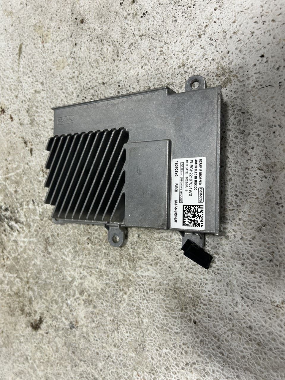 2022 FORD BRONCO Network Gateway Control Module OEM Part Number MU6T14G660GAF