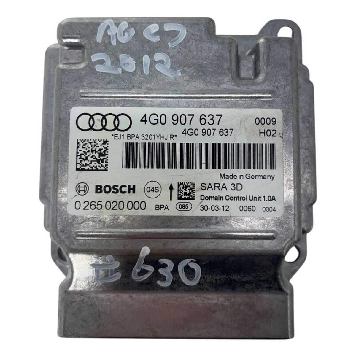 Audi A6 C7 (2011-2015) Yaw Rate Control Module ECU 4G0907637