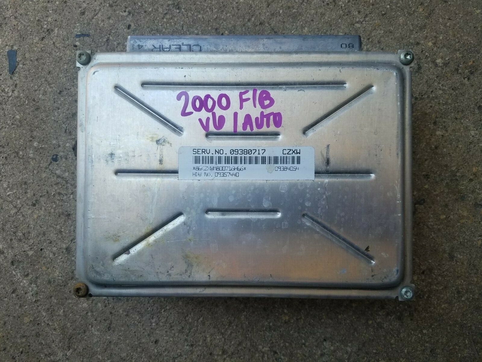 2000 V6 3.8L 3800 Series Automatic Camaro Firebird Engine Computer PCM ECM 00