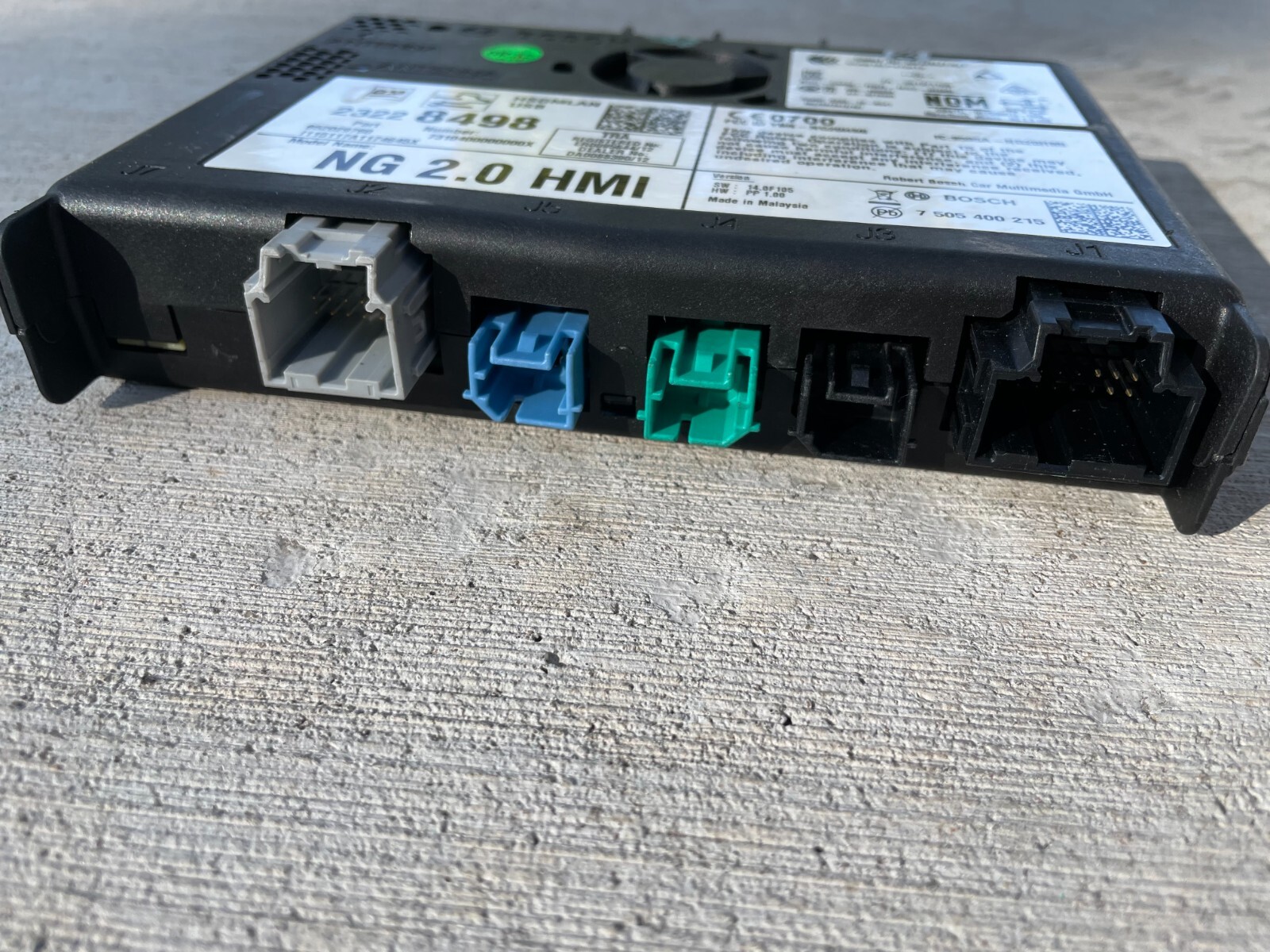 2015-2016 GM Cadillac HMI Human Machine Interface Control Module 23228498